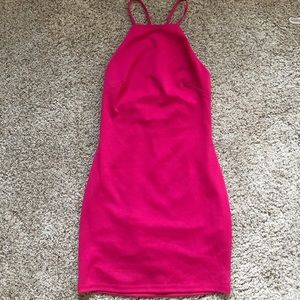 Hot Pink Mini Dress